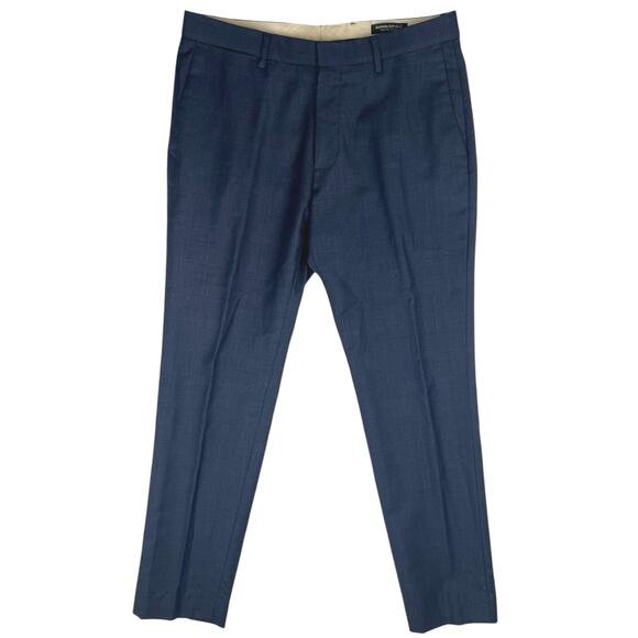 Banana Republic Men's Navy Blue Tailored Slim Fit Chino Trousers Pants 32X30 - Picture 1 of 5